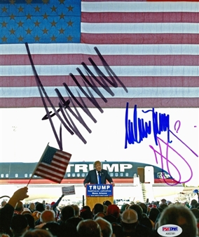 First Family Signed 8x10 Photo of Donald Trump (PSA/DNA)